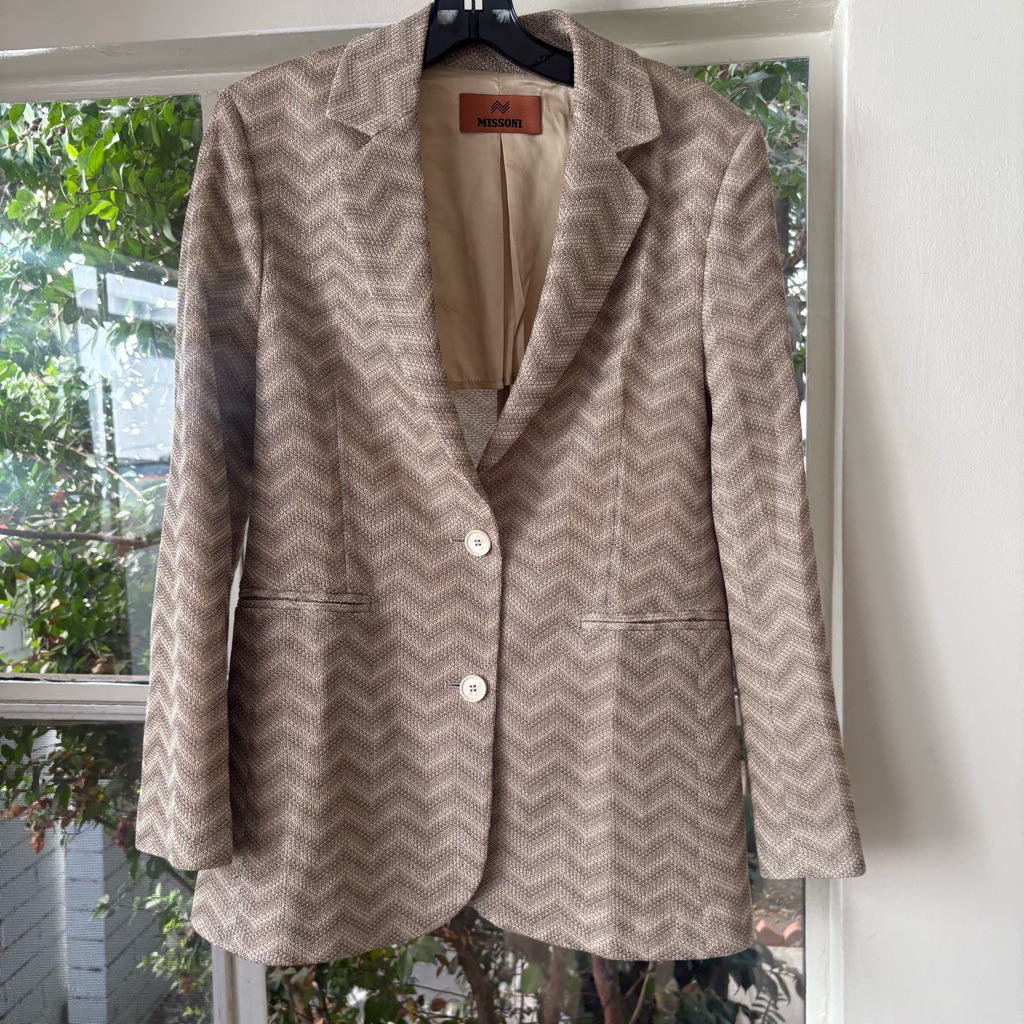 Missoni Women's Tan Blazer Nwt Size 38